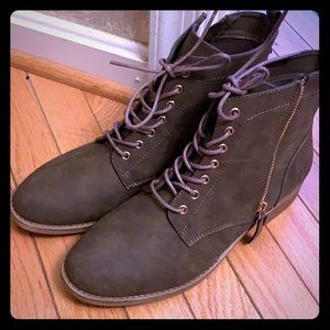 Faux Leather Boots